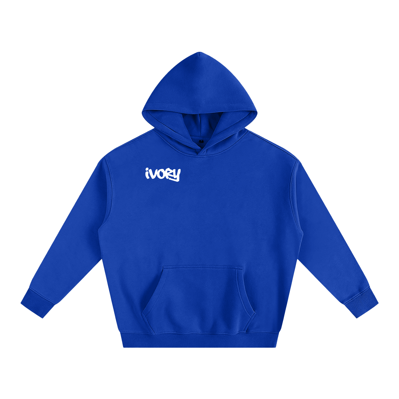 IVORY DENIM STAR HOODIE